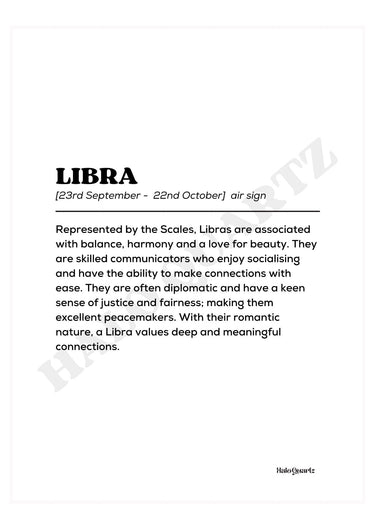 Libra Halo Quartz